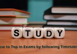 How to Top in Exams by following Timetable?