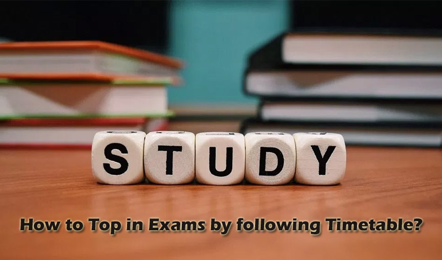 How to Top in Exams by following Timetable?