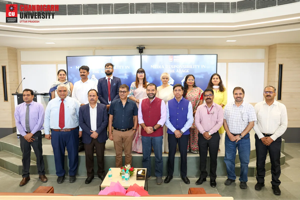 Chandigarh University, Uttar Pradesh, Holds Conclave on Media Responsibility in the AI Age