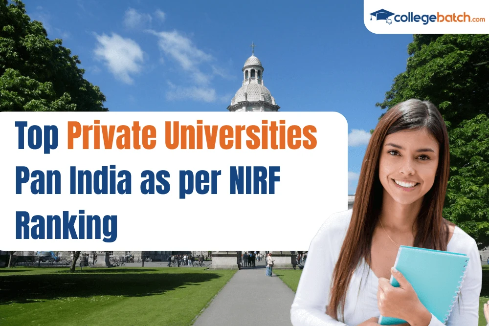 Top Private Universities Pan India as per NIRF Ranking