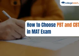 How to Choose PBT and CBT in MAT Exam
