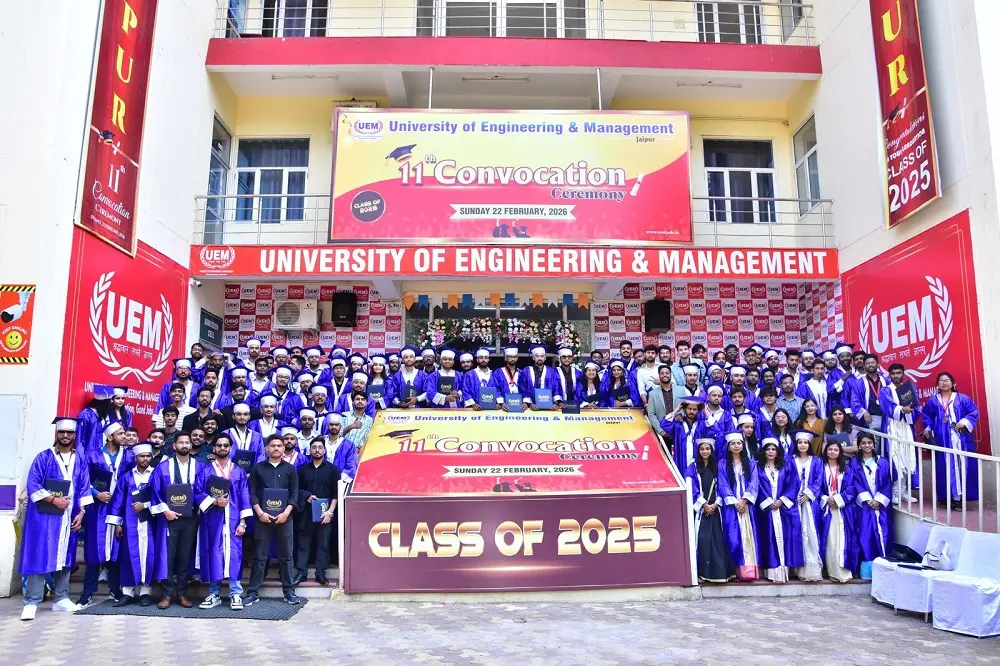 University of Engineering and Management (UEM), Jaipur 11th Convocation Ceremony