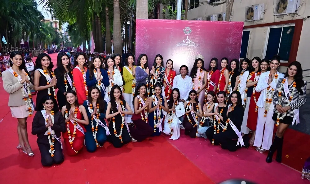 Femina Miss India 2026 Contestants Get Grand Welcome at KIIT