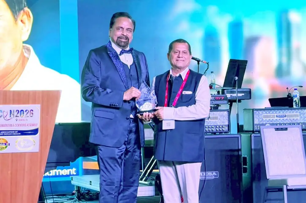 Achyuta Samanta Honoured with AAPI Award for Transformational Social Work and Indo-US Partnership
