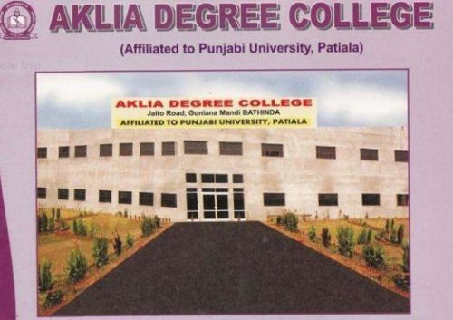 Aklia Degree College, Bathinda