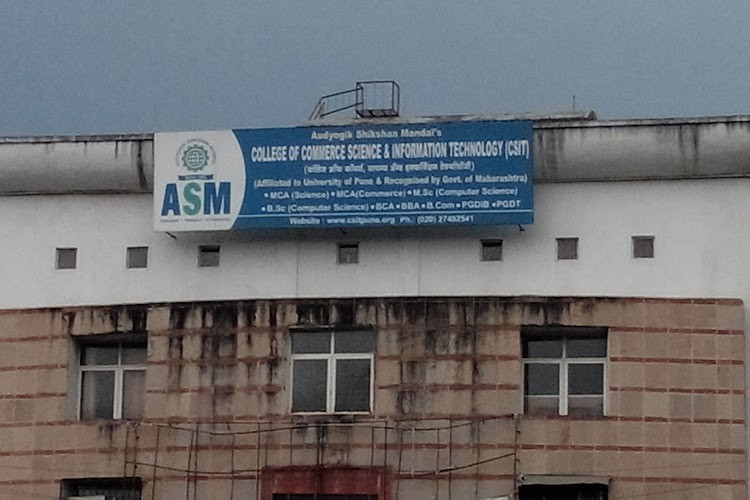 ASM's College of Commerce, Science & Information Technology, Pune