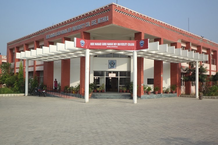 Bebe Nanaki University College, Mithra, Kapurthala