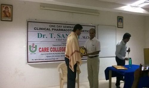 Care College of Pharmacy, Warangal