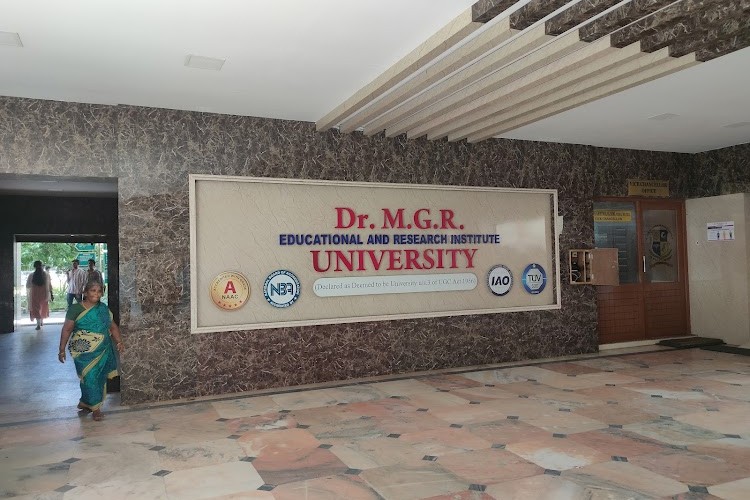 Dr. M.G.R. Educational and Research Institute, Chennai