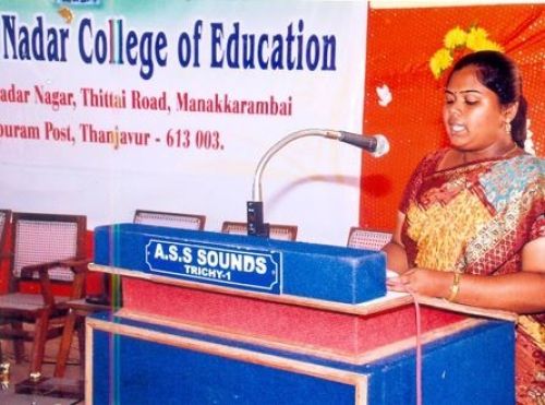 Dr. Vellasamy Nadar College of Education, Thanjavur