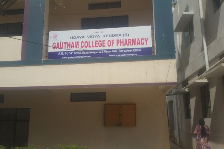Gautham College of Pharmacy, Bangalore
