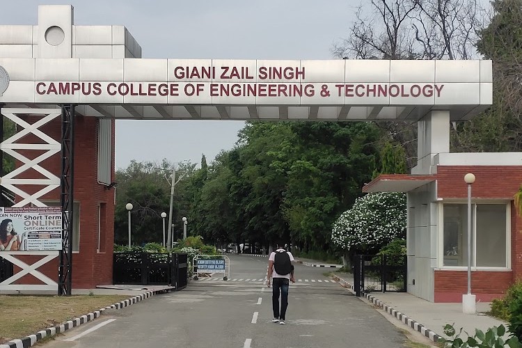 Giani Zail Singh Campus College of Engineering and Technology, Bathinda
