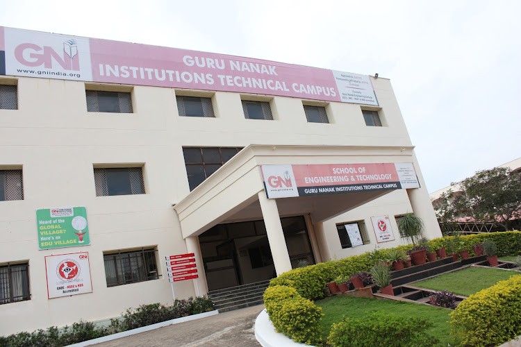 Guru Nanak Institutions Technical Campus, Ranga Reddy