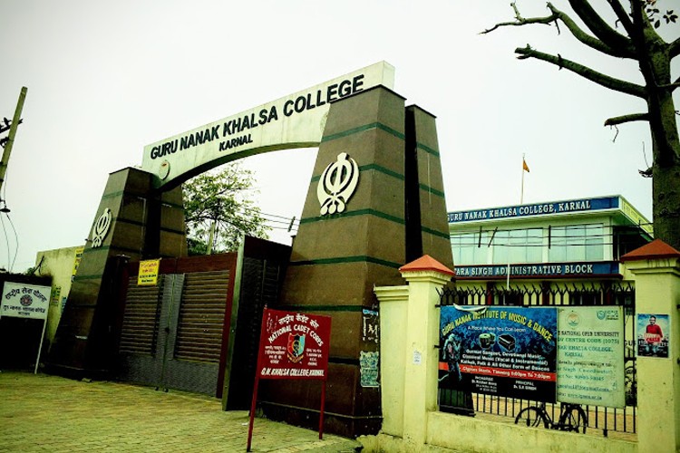 Guru Nanak Khalsa College, Karnal