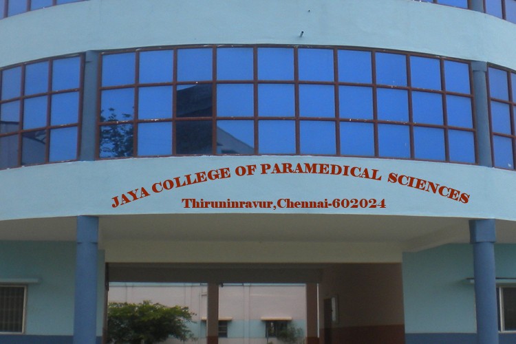 Jaya College of Paramedical Sciences, College of Pharmacy, Chennai