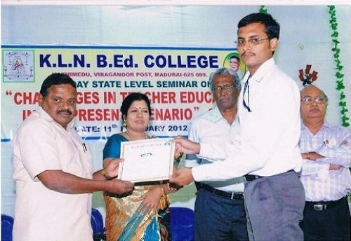 K.L.N.B.Ed.College, Madurai
