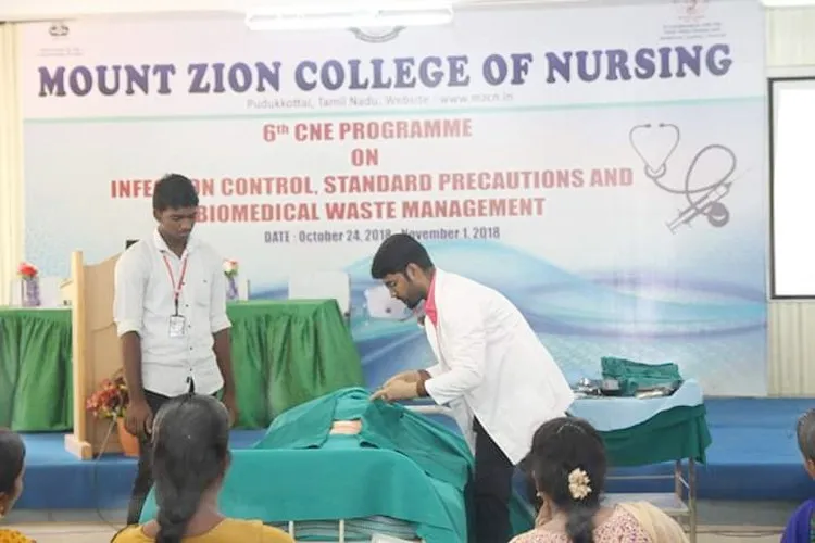 Mount Zion College of Nursing, Pudukkottai