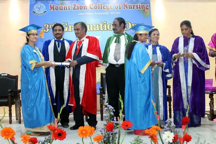Mount Zion College of Nursing, Pudukkottai