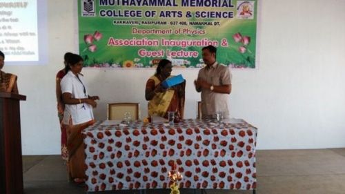 Muthayammal Memorial College of Arts & Science, Rasipuram