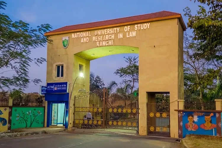 National University of Study and Research in Law, Ranchi