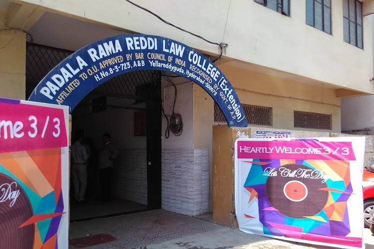 Padala Rami Reddy Law College, Hyderabad