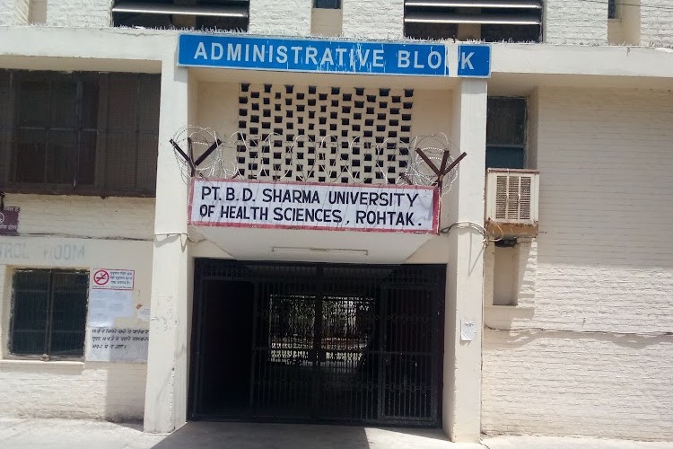 Pandit Bhagwat Dayal Sharma University of Health Sciences, Rohtak