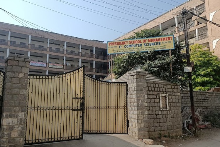 Presidency School of Management and Computer Science, Hyderabad