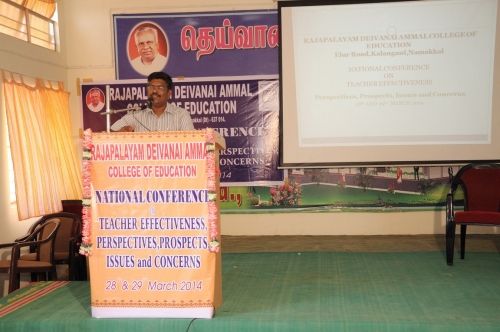 Rajapalayam Deivanaiammal College of Education, Namakkal