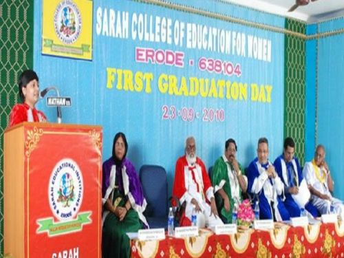 Sarah College of Education for Women, Erode