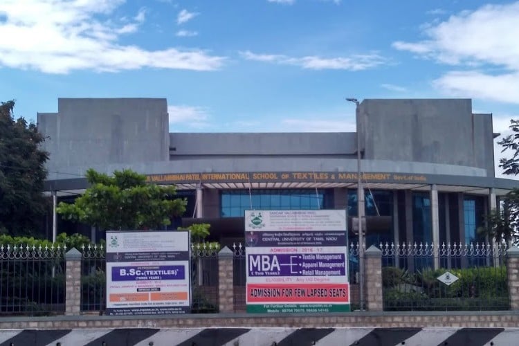 Sardar Vallabhbhai Patel International School of Textiles And Management, Coimbatore