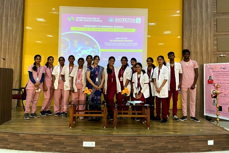 Saveetha College of Allied Health Sciences, Chennai