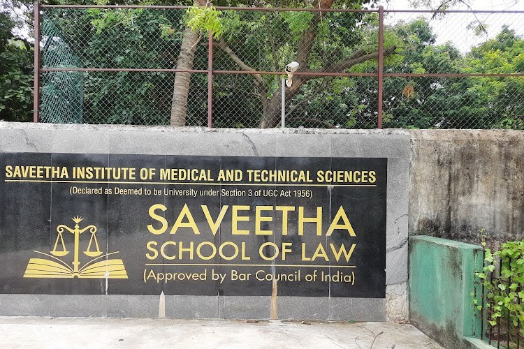 Saveetha School of Law, Chennai