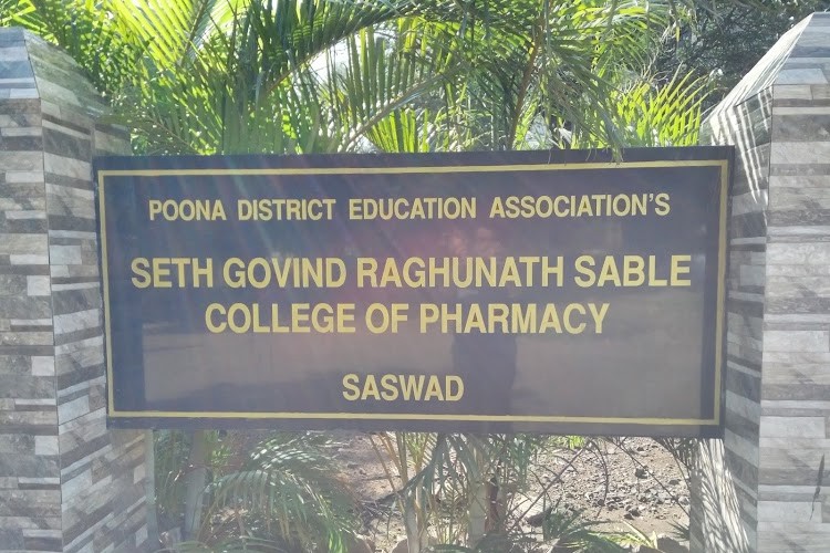 Seth Govind Raghunath Sable College of Pharmacy Saswad, Pune