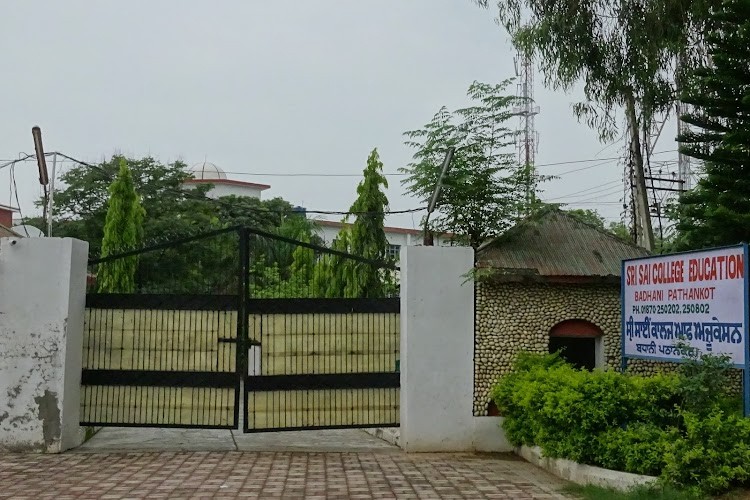 Sri Sai College of Education, Pathankot