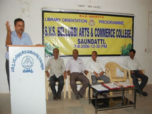 SVS Bellubbi Arts and Commerce College, Belgaum