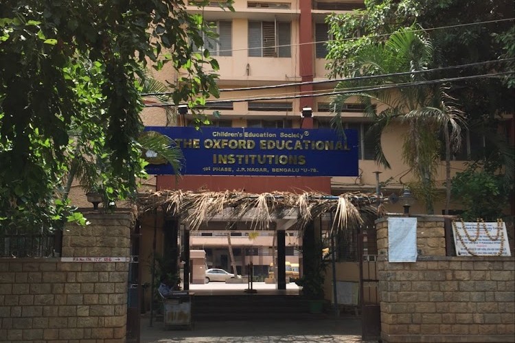 The Oxford College of Hotel Management, Bangalore