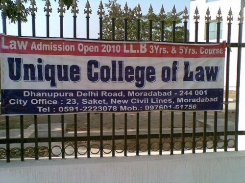 Unique College of Law, Moradabad