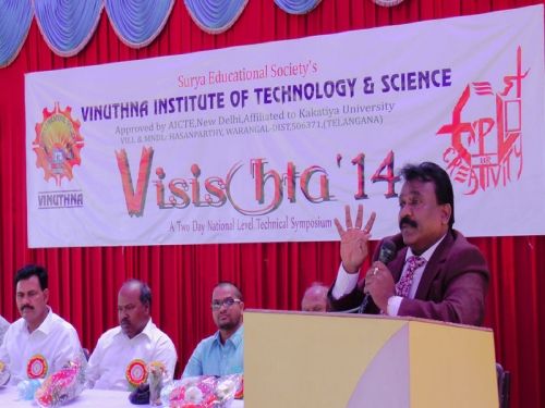 Vinuthna Institute of Technology and Science and Vinuthna College of Management, Warangal