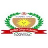 Shri Ram College of Education, Kaithal