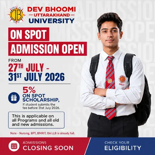 Dev Bhoomi Uttarakhand University Dehradun Uttarakhand
