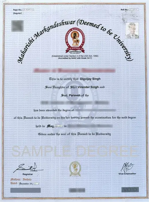 MMU Online MBA Certificate